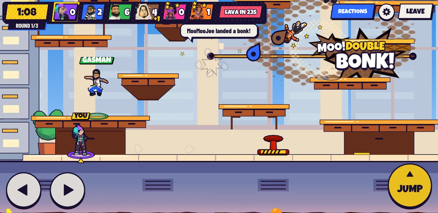 DOUBLE BONK! in an office battle